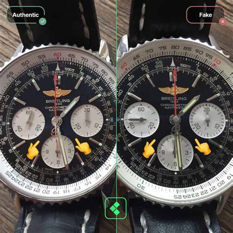 how tell difference of original or fake breitling|breitling watches model depose.